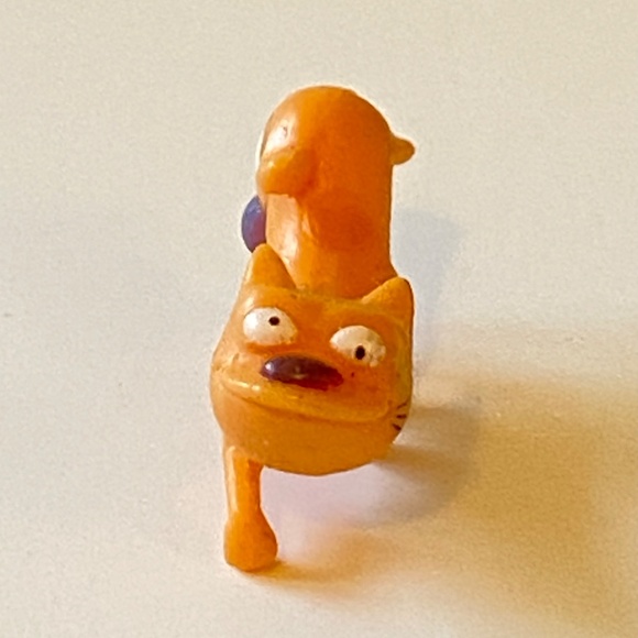 Catdog Nickelodeon Mini Figure Vintage 90s Cartoon Retro Toy Miniture RARE - Picture 3 of 6